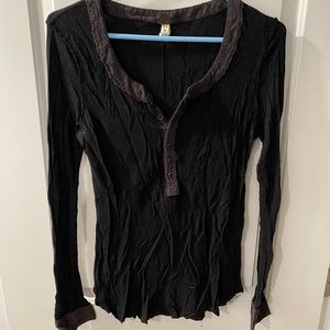 Black button long sleeve